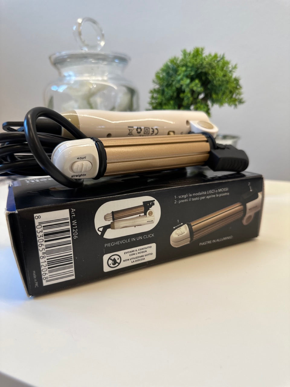 WETECH Professional Care – Piastra compatta per capelli