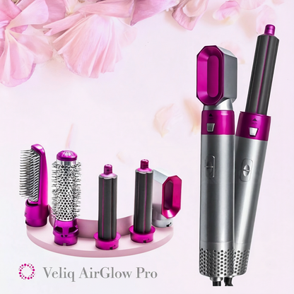Veliq AirGlow Pro™ | Styler Capelli 5-in-1 Professionale