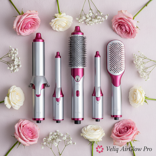 Veliq AirGlow Pro™ | Styler Capelli 5-in-1 Professionale