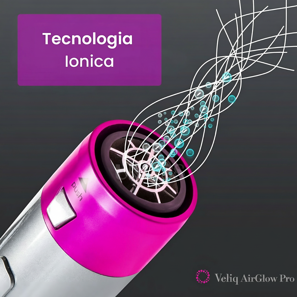 Veliq AirGlow Pro™ | Styler Capelli 5-in-1 Professionale